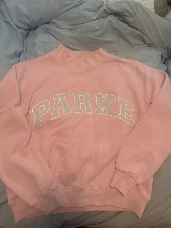Parke Tops - Parke frosting mock neck birthday drop